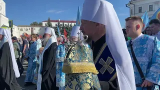 🎥 Крестный ход с чудотворной Казанской иконой Божией Матери в городе Казани