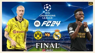 FC 24 - Borussia Dortmund vs Real Madrid || UEFA Champions League Final || PC™ [4K60]