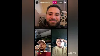 Bruno Bajo e Tola te Perputhen live ne Instagram