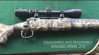 Savage Arms  270 Disassembly and Reassembly