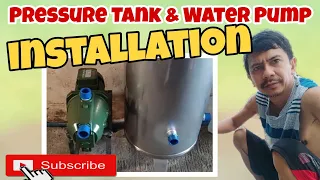 Installation of Pressure Tank and Water Pump