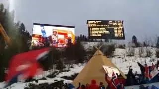 Anders Fannemel New World Record 251,5 m - Vikersund 15.02.2015 (live)