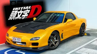 My FD RX7's NEW COLOUR! - Initial D in real life!