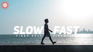 Slow Fast Motion Video Editing in kinemaster in 2020
