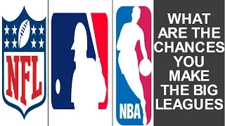 What Are The Chances You Play In The Big Leagues? (The NFL, MLB, and NBA)