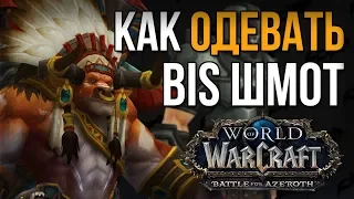 КАК ПРАВИЛЬНО ПОДБИРАТЬ BIS ШМОТ (ВСЁ О СИМЕ И PAWN) wow battle for azeroth