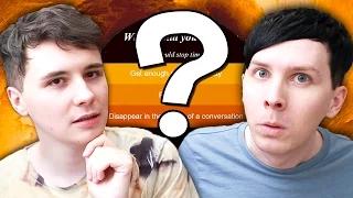 ARE WE EVIL OR WHAT - Dan and Phil play: What Would You Do If..