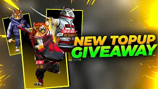 Free Fire Live- New Top Up Event Giveaway Romeo Is Live- AO VIVO