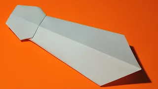 Cómo hacer una corbata de papel paso a paso (corbata origami) 👔