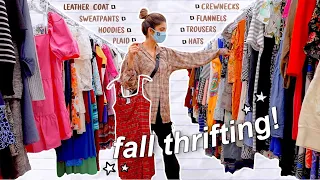 THRIFTING my FALL WISHLIST ☆ denim, plaid, hoodies + more!