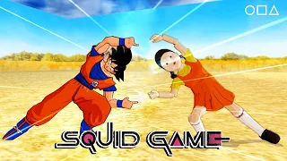 Goku and Squid Game Doll FUSION | DBZ MEET SQUID GAME | DBZ Tenkaichi 3 (MOD)