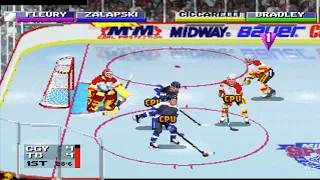 NHL Open Ice: 2 on 2 Challenge - PS1 Gameplay (4K60fps)