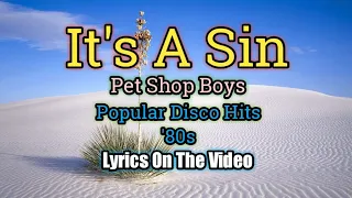 It's A Sin (Lyrics Video) - Pet Shop Boys