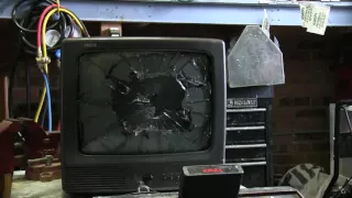 Small CRT TV Smash