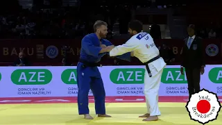 Judo Mens U73 - Lasha Shavdatuashvili vs. Salvador Cases Roca - Baku 2022