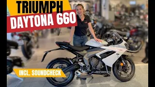 THE BRAND NEW TRIUMPH DAYTONA 660 INCL. SOUNDCHECK // TLM NIJMEGEN //