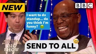 Ian Wright's mates text pranked in Send To All! 😂 | Michael McIntyre's Big Show - BBC