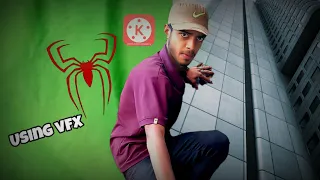 using vfx in kinemaster // spider man vfx // #marvel #spiderman  #kinemaster #vfxtutorials #editing