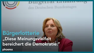 Bürgerlotterie: Statement von Bundestagspräsidentin Bärbel Bas am 21.07.23