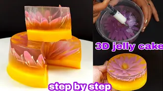 3D jelly Cake | How to make jelly cake केक की बिलकुल नयी डिजाइन Trending Cake | Easy cake decoration