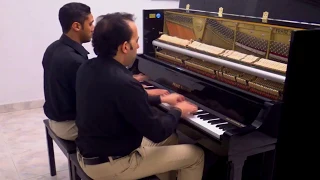 Brahms, Hungarian Dance No. 5 - Tarek Refaat and Mostafa Adel (Piano Duet)