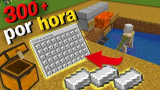 ⛏️⛏️GRANJA DE HIERRO MINECRAFT JAVA Y BEDROCK 1.20