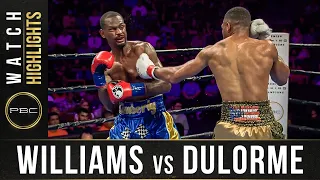 Williams vs Dulorme HIGHLIGHTS: September 21, 2019 — PBC on FS1