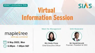 SIAS – MNACT Virtual Information Session: 9 May 2022