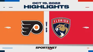 NHL Highlights | Flyers vs. Panthers - October 19, 2022