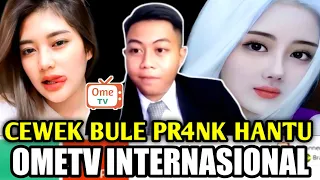 HERISS‼️CEWEK BULE TIDAK TAKUT HANTU 😂🤣 I OMETV INTERNASIONAL