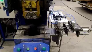 Видео Работы пневмозадатчика в автоматическом режиме С ручной установкой длинны подачи ленты
