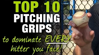 Top 10 Pitching Grips to Dominate EVERY Hitter You Face!  [Top 10 Thursday Ep.5]