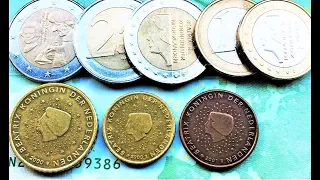 1 2 Euro Netherland 5 10 20 50 cent 1999 2000 2001 2002 2011 Holandia Coin