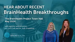 Hear about recent BrainHealth Breakthroughs