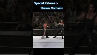 Shawn Michaels As Special Referee Helps Triple H #svr06 #smackdownvsraw2006