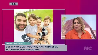 Gusttavo Lima quer voltar com Andressa Suita