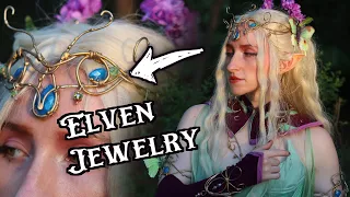 I tried making elven jewelry! ✨ Wire Wrapping DIY ✨