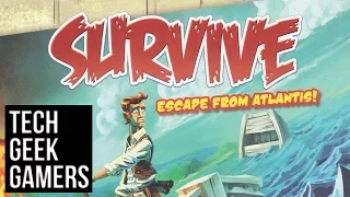 Let's Play SURVIVE Escape from Atlantis! - Board Game Play Through