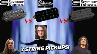 7 string guitar pickup comparison