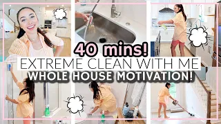 MAJOR CLEANING MOTIVATION! WHOLE HOUSE SPEED CLEAN WITH ME | Alexandra Beuter