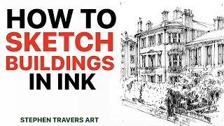 You Can Draw Buildings Freehand in Ink!