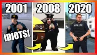 Evolution of COPS LOGIC in GTA Games (2001-2020)