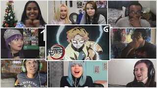 ⚡️Thunderclap & Flash!⚡️ Zenitsu Epic Fight Reaction Mashup Demon Slayer Kimetsu No Yaiba Episode 17