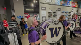 Husky Marching Band at Galleria Mall Adidas Store, Houston, Texas