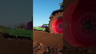 Fendt 415 pulling up beds #arimagery #farming #agriculture #fendt #bedformer