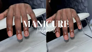 Manicure Tutorial / How to do a male manicure!! For beginners maintenance