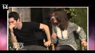 Dylan O'Brien & Crystal Reed funny clip