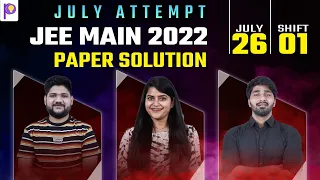 JEE Main 2022 2nd Attempt: Paper Solution | 26th July Shift 1 | JEE Main Paper Analysis | Padhle JEE