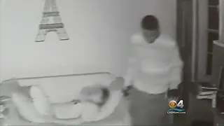 Caught On Camera: Burglar Ransacks Home Tiptoeing Around Sleeping Children