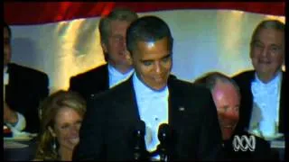Obama, Romney trade jokes at charity dinner